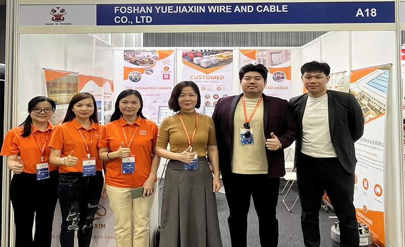 電力電纜知名廠家粵佳信公司精彩亮相2024中國機(jī)電產(chǎn)品（新加坡）品牌展覽會(huì)