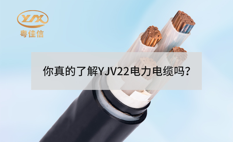 你真的了解YJV22電力電纜嗎？